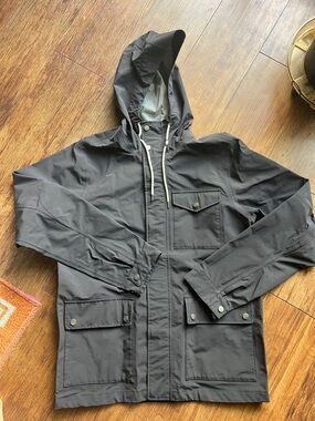 Vuori Black Palisades Rain Jacket